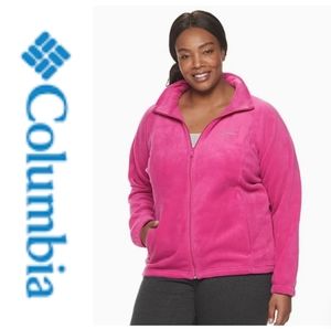 Columbia | PLUS Zip-up Fleece Benton Springs Jacket Pink - 2X